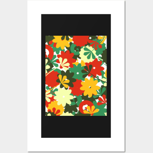 Floral garden Posters and Art